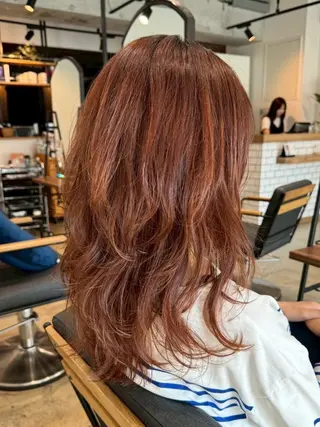 ロング 暖色カラー🌺／ 髪質改善🌿／ゆうかのヘアスタイル