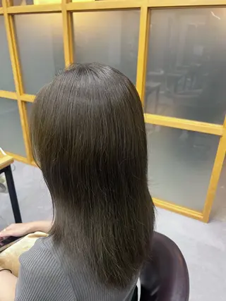 ミディアム カラー 🌿‬serein 一葉のヘアスタイル