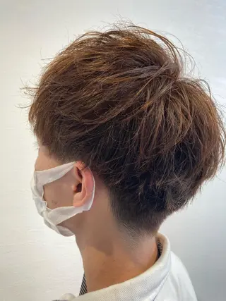 ショート カラー パーマ メンズ特化💥荻窪 No.1柴田憲秀のヘアスタイル