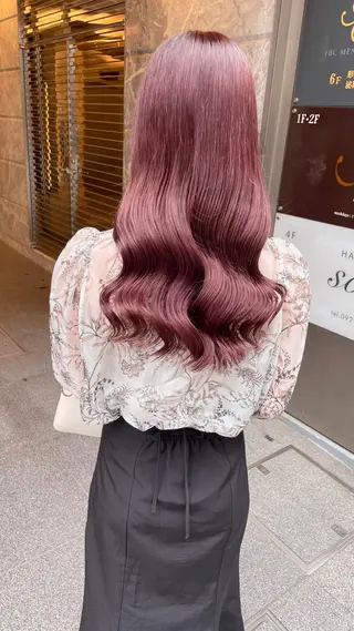 ロング カラー 髪質改善will hairdesignのヘアスタイル