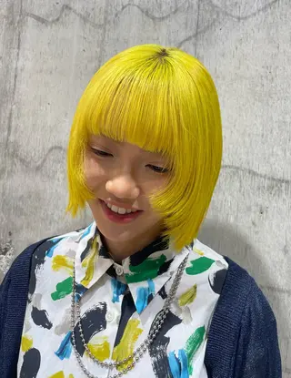 ショート カラー coo hair所属・たけみ りさのヘアスタイル