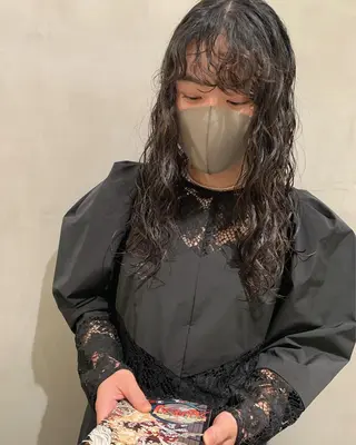 ロング パーマ 優作 〜圧倒的信頼〜のヘアスタイル