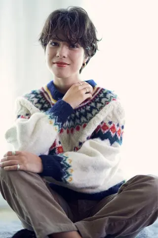 ショート カラー パーマ 💈LuTa💈_ 公式_NewOpenのヘアスタイル