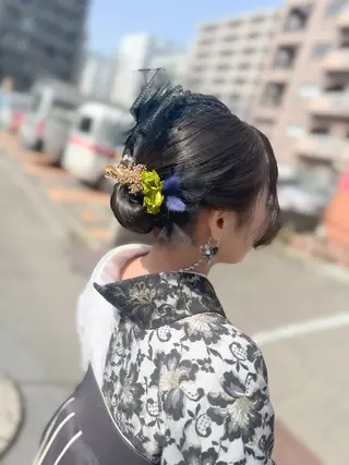 ヘアアレンジ Hair salon Lashic所属・繁華街のヘアメさん/ 麻貴のヘアスタイル