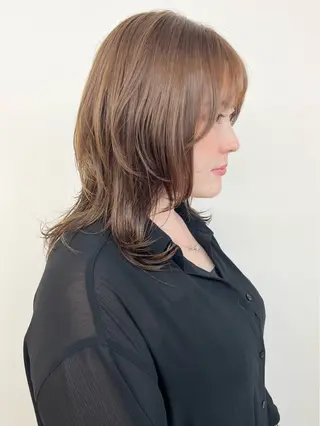 ミディアム 會田 /レイヤーカットのヘアスタイル