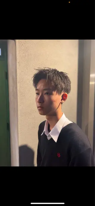 ショート メンズ SHION men's permのヘアスタイル