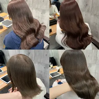 セミロング カラー newi赤羽 HINATAのヘアスタイル