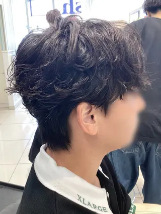 パーマ メンズ 【𝐀𝐬𝐡-池袋 】ひな 🎀💭のヘアスタイル