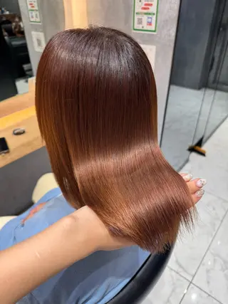 ミディアム 鐘築 彩のヘアスタイル