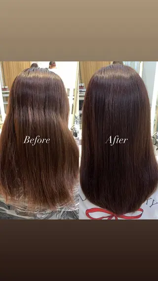 セミロング カラー 鈴木 彩莉のヘアスタイル