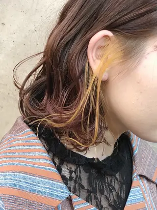 ミディアム カラー センスをお届けします 大谷将生INFPのヘアスタイル