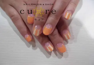 ショート ネイル ネイルサロン Cureのネイルデザイン