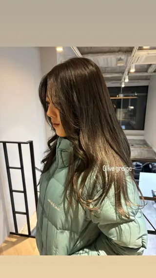 ロング カラー 石井聖愛/名古屋/ 伏見/カラーモデルのヘアスタイル