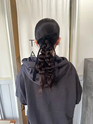 ヘアアレンジ 金沢市/美容師/ 岡島由希美のマツエク・マツパデザイン
