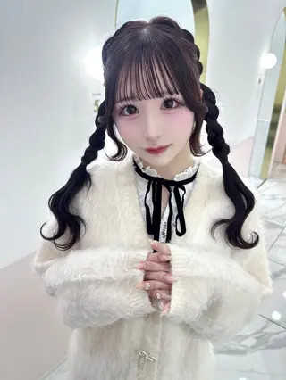 カラー リルミーミュエナ💎 大須/矢場町/上前津のヘアスタイル