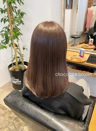 ミディアム カラー ⋆*ブリーチカラ ー/愛佳.⋆𝜗𝜚のヘアスタイル