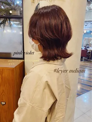 ミディアム 鎌倉 彩のヘアスタイル