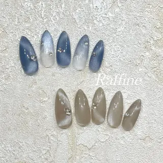 ネイル RAFFINE haru🦋🩵のネイルデザイン