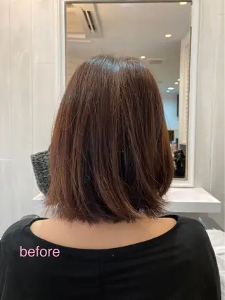 セミロング カラー JUNO HAIR SALON所属・RuCOR. yuriのヘアスタイル