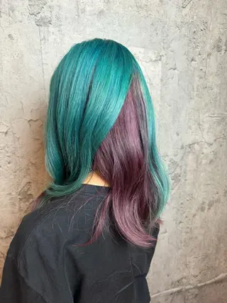 ロング カラー フルカワ ノゾミのヘアスタイル