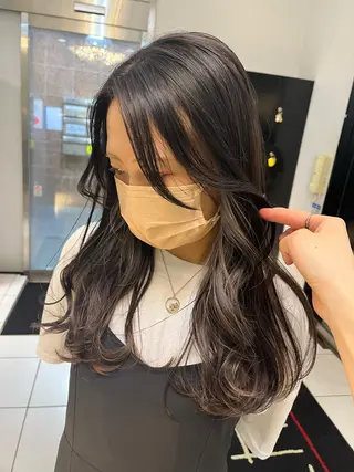 ロング カラー ヘアアレンジ channel所属・Natsumi ❤︎のヘアスタイル