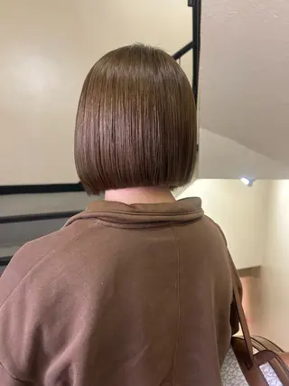 ショート カラー ☕️結【suii.】 ボブ/ヘアセット☕️のヘアスタイル