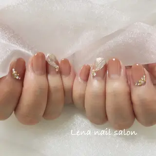 ネイル 自爪育成ネイルケア Lena  nailのネイルデザイン