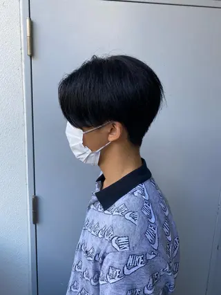 ショート メンズ 🟦ニュアンス/メン ズパーマ横浜🟦のヘアスタイル