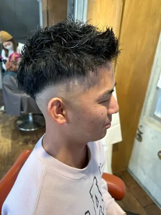 ショート メンズ 髪質改善|縮毛矯正 ◎店長◎Keitaのヘアスタイル