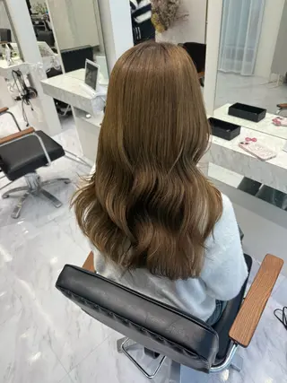 ロング 西川 ことねのヘアスタイル