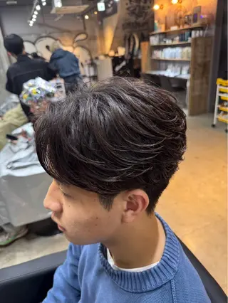 ミディアム パーマ toa/ メンズのヘアスタイル