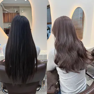 ロング カラー ✨髪質改善矯正× ブリーチ✨YU-KIのヘアスタイル