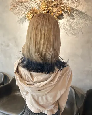 セミロング カラー 野田阪神/暖色カラー Kairi🐬のヘアスタイル