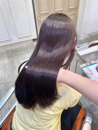 セミロング カラー ハイトーンカラー/ 長さだし🐇きょうかのヘアスタイル