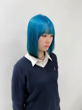 ミディアム カラー ヘアアレンジ 🍒KIKUCHI KANAE🍒のヘアスタイル