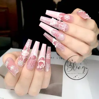 ロング Bling Salonのネイルデザイン