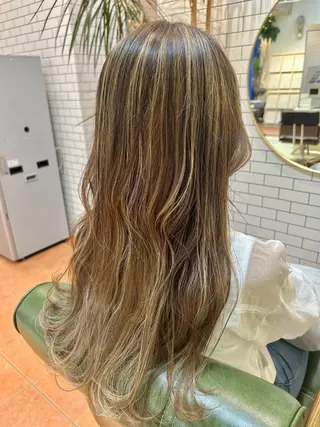 ロング カラー 石井 佑樹のヘアスタイル