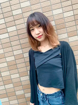 ミディアム カラー MIRUCO by KURAKU所属・⭐️ハイトーンカラー ⭐️メンズパーマ達成のヘアスタイル