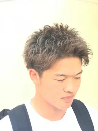ショート en.所属・松山 真也のヘアスタイル