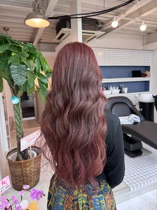 ロング カラー STEEN所属・KOHARU STEENのヘアスタイル