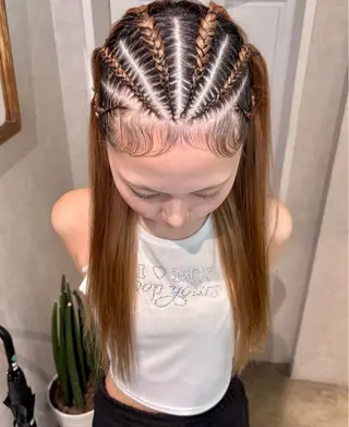 ロング ヘアアレンジ iona/ハイトーン /ネイルのネイルデザイン