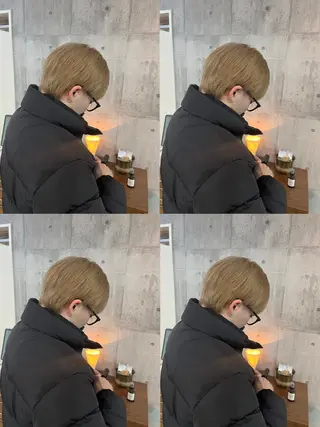 カラー そら୨୧˖men's /デザインカラーのヘアスタイル