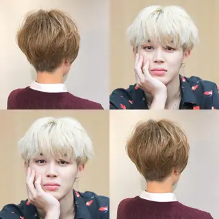 ショート カラー ヘアアレンジ As hair所属・柔らか垢抜けｶﾗｰと ｶｯﾄ🫧ASUKAのヘアスタイル