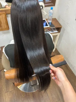 ロング カラー 徳 永のヘアスタイル