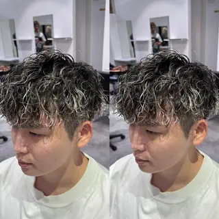 メンズ メンズパーマ/艶 モテカラー/福井悟朗のヘアスタイル