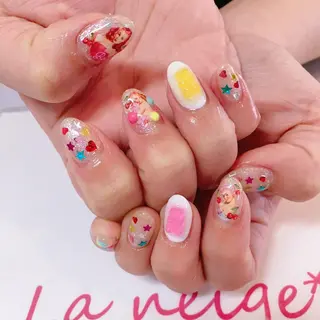 ネイル La neige* yuki 🥯🍑のネイルデザイン