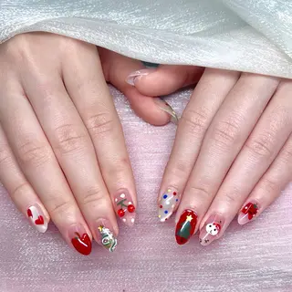 ミディアム 一其 サロンのネイルデザイン