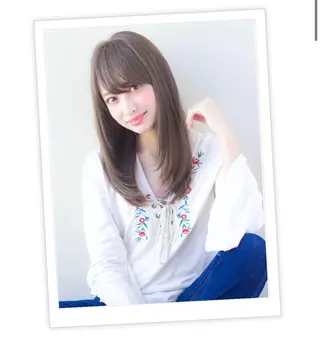 ミディアム 代表山口ひな 髪質改善のプロのヘアスタイル