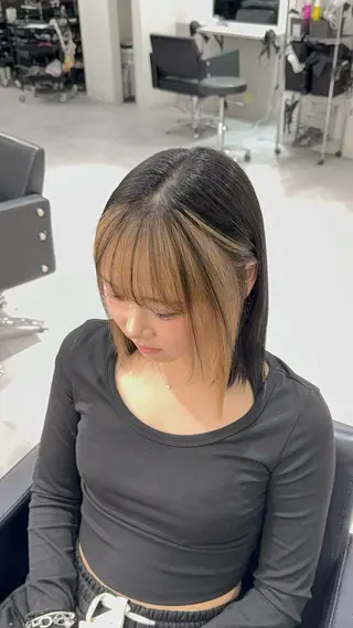 カラー ciera. アオイ🪐✩.*˚のヘアスタイル