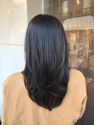 セミロング カラー WAWA miu🌷のヘアスタイル